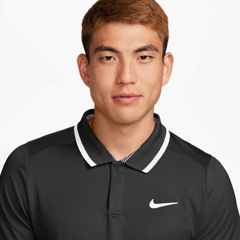 Court Dri-Fit Advantage Polo Herren-Schwarz,Weiß