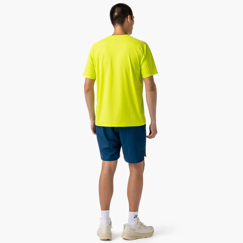 T-Shirt Herren - limette, weiß