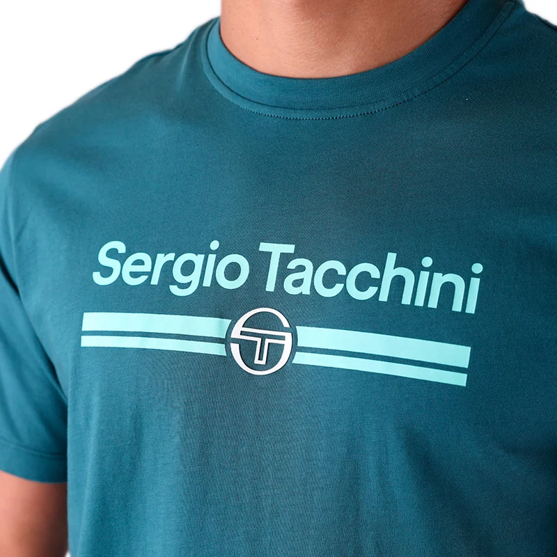 Marchio Co T-Shirt Herren - dunkelgrün, weiß
