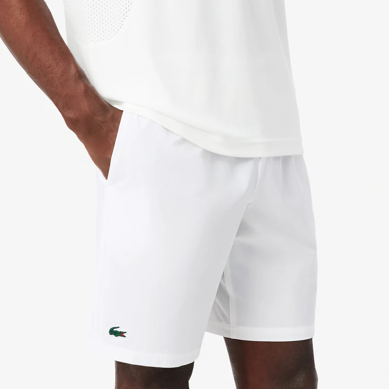 Djokovic Shorts Herren - weiß, dunkelblau