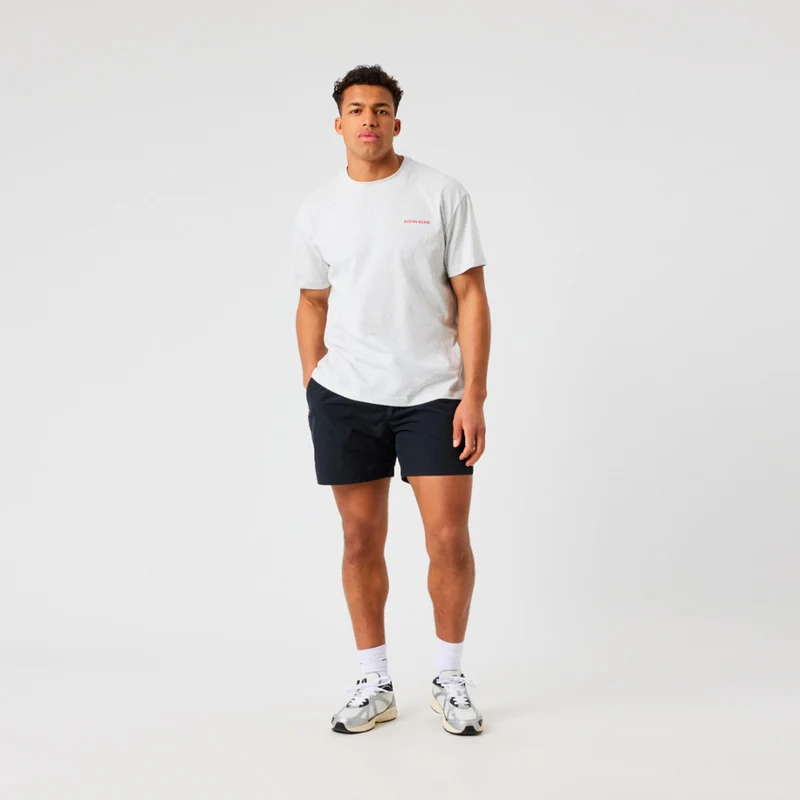 Borg Gym Oversized T-Shirt Herren - hellgrau