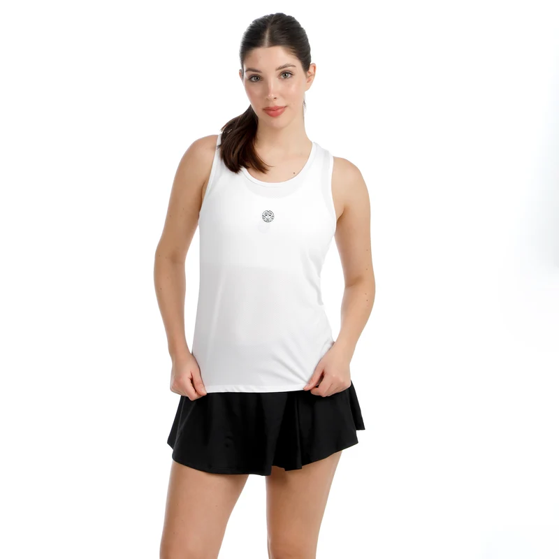 Crew Racerback Tank-Top Damen - weiß