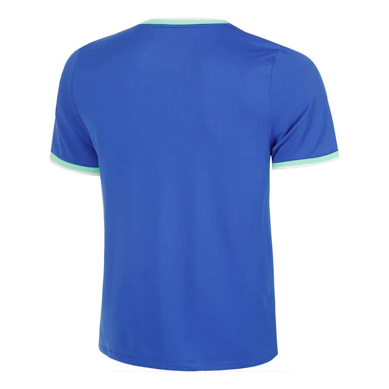 Joy Break Ringer T-Shirt Herren - blau, weiß