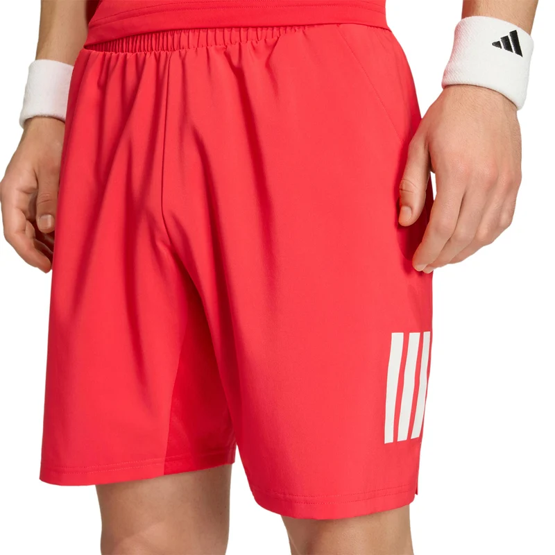 Club 3Stripes 7Inch Shorts Herren - rot, weiß