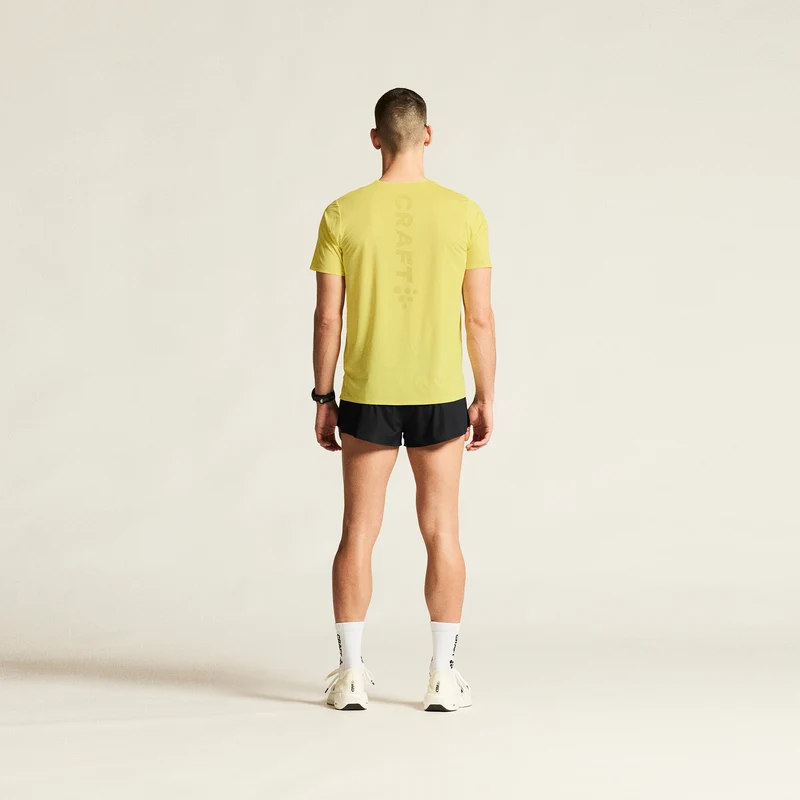 Race Day Laufshirt Herren - gelb