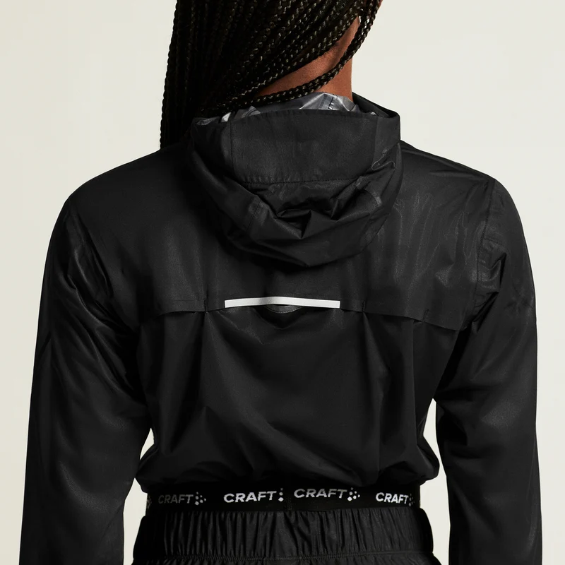 Pro Hydro Lightweight Laufjacke Damen - schwarz, schwarz