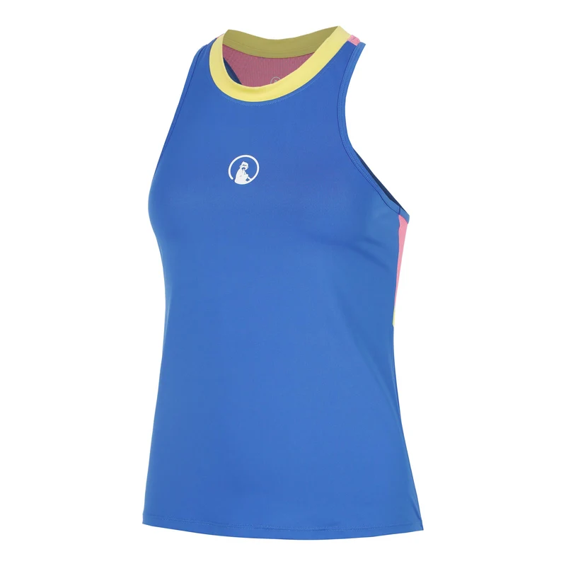 Racerback 2.0 Tank-Top Damen-blau, weiß