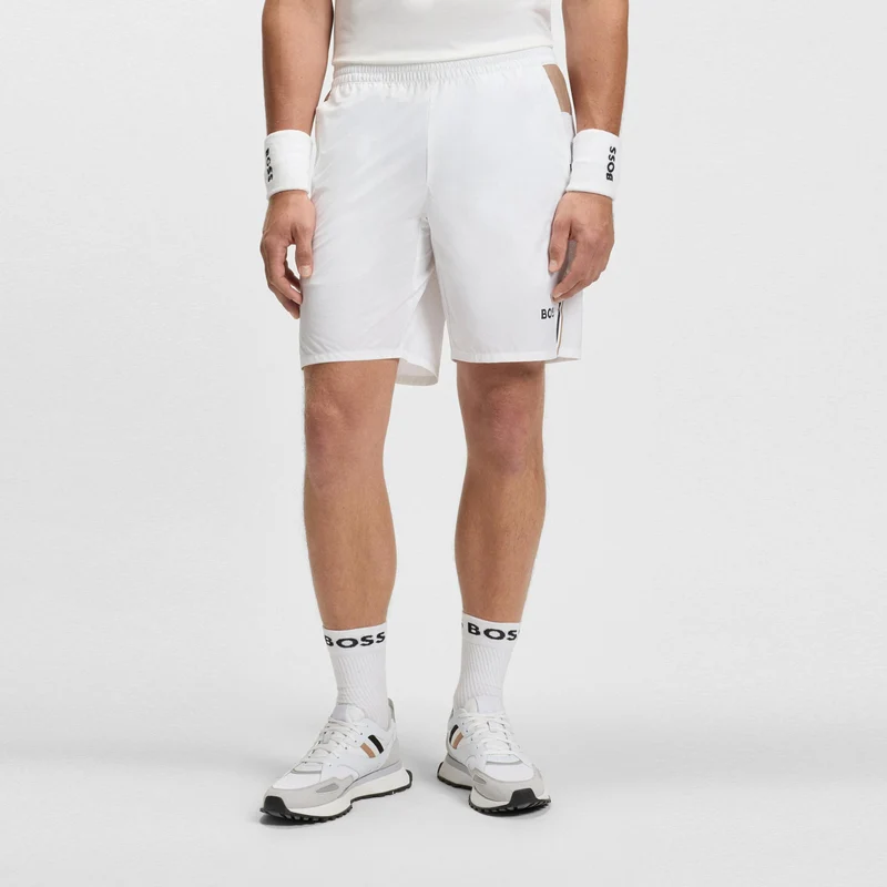 Match 9in Shorts Herren-Weiß