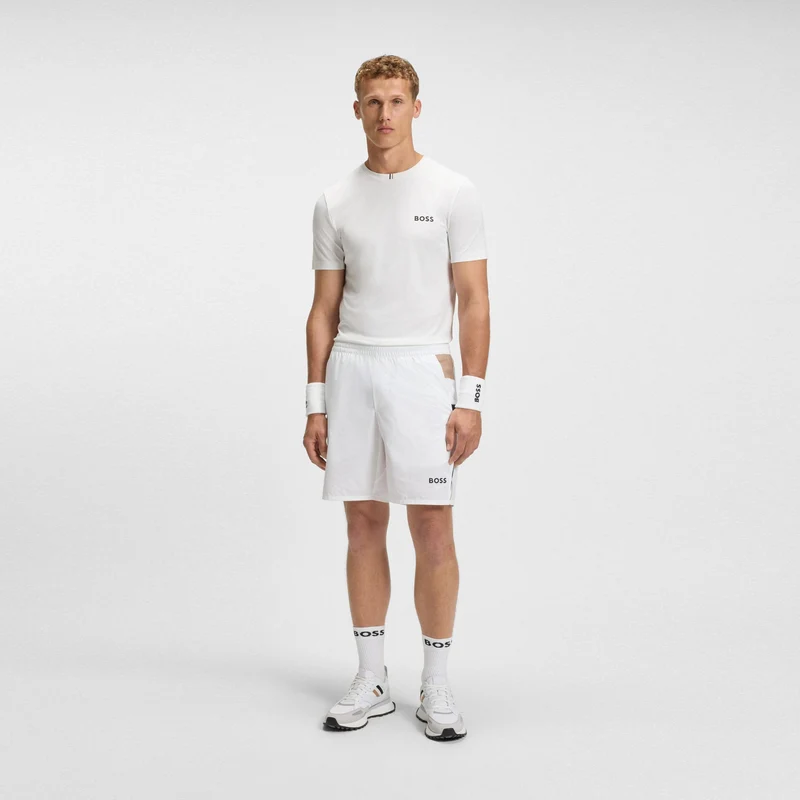 Match 9in Shorts Herren-Weiß