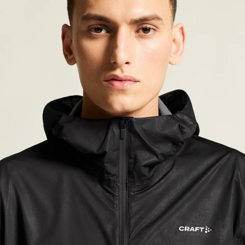 Pro Hydro Lightweight Laufjacke Herren - schwarz, schwarz