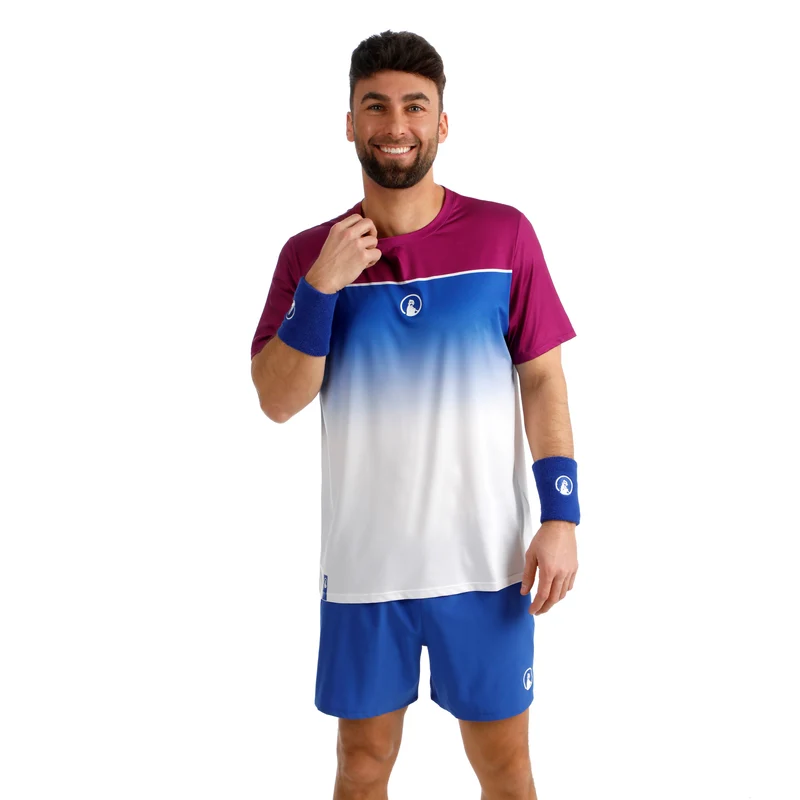 Receiver Faded T-Shirt Herren - pink, weiß