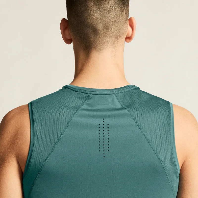ADV Essence Laufshirt Herren - petrol