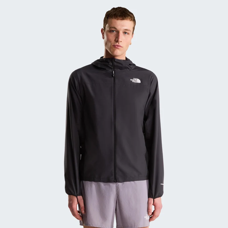 Fontanales Wind Laufjacke Herren - schwarz