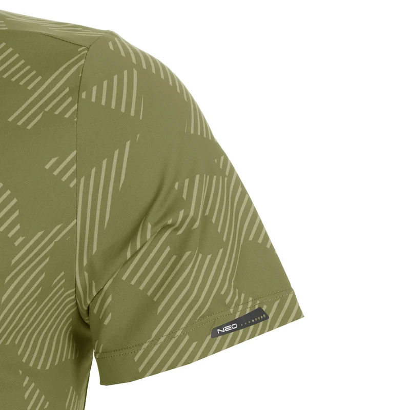 Feel the Vybe AOP Laufshirt Herren-oliv