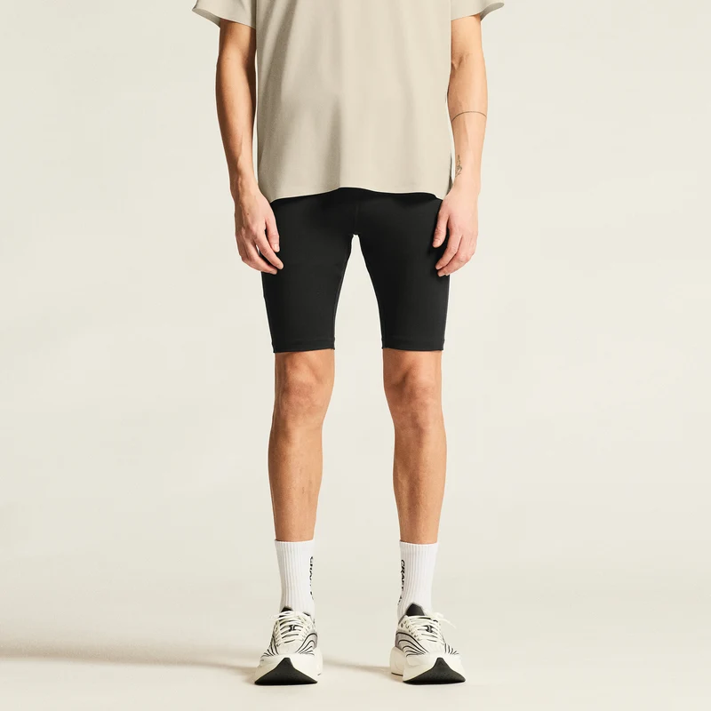 Race Day Lauftight Herren - schwarz, schwarz
