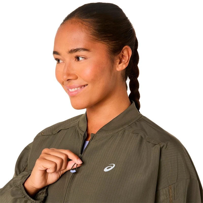 Nagino Adjustable Laufjacke Damen - grün