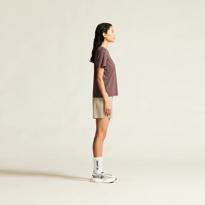 Pro Trail Laufshirt Damen - mauve