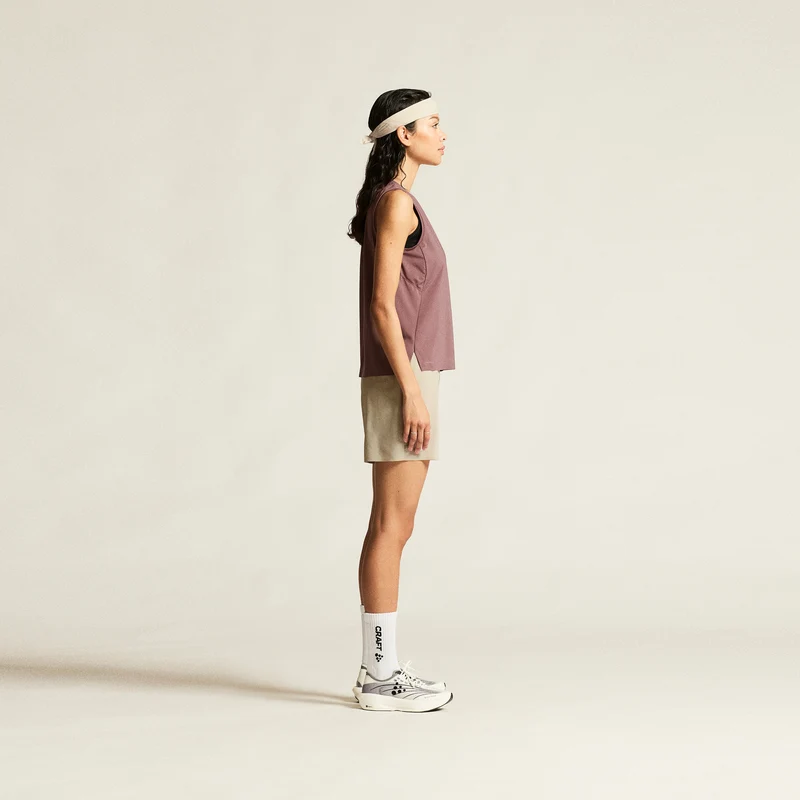 Pro Trail Laufshirt Damen - mauve