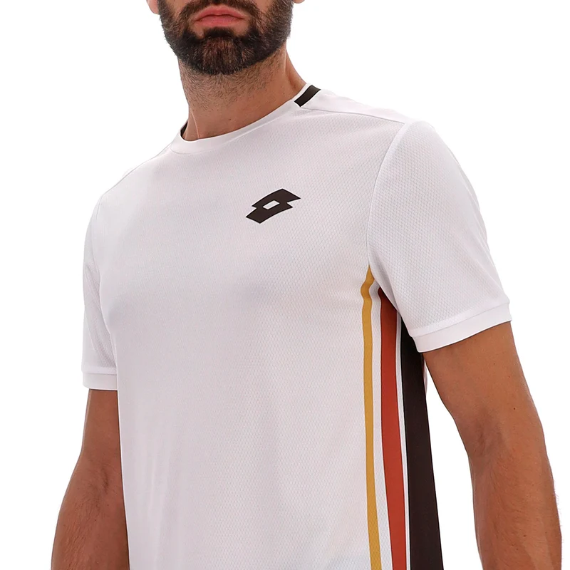 Tech VI T-Shirt Herren - weiß, braun
