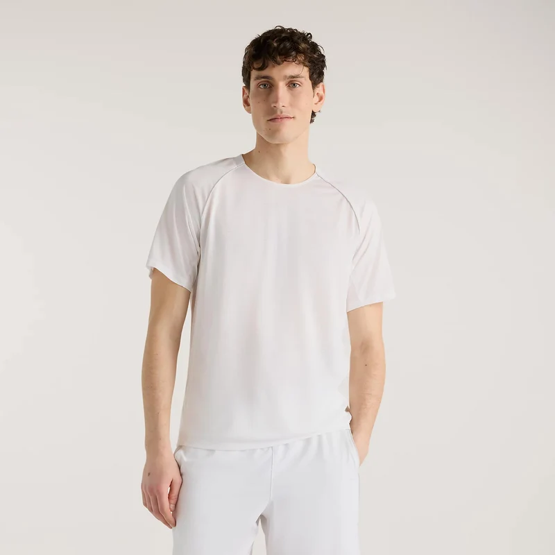 Tournament T-Shirt Herren-weiß, grau