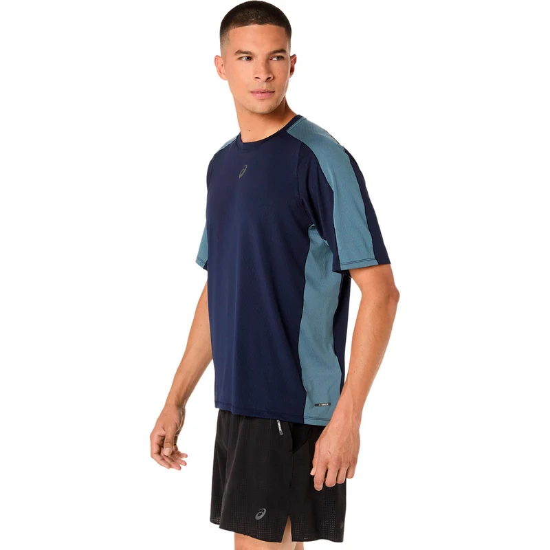 Fujitrail Elite Laufshirt Herren-dunkelblau, grau