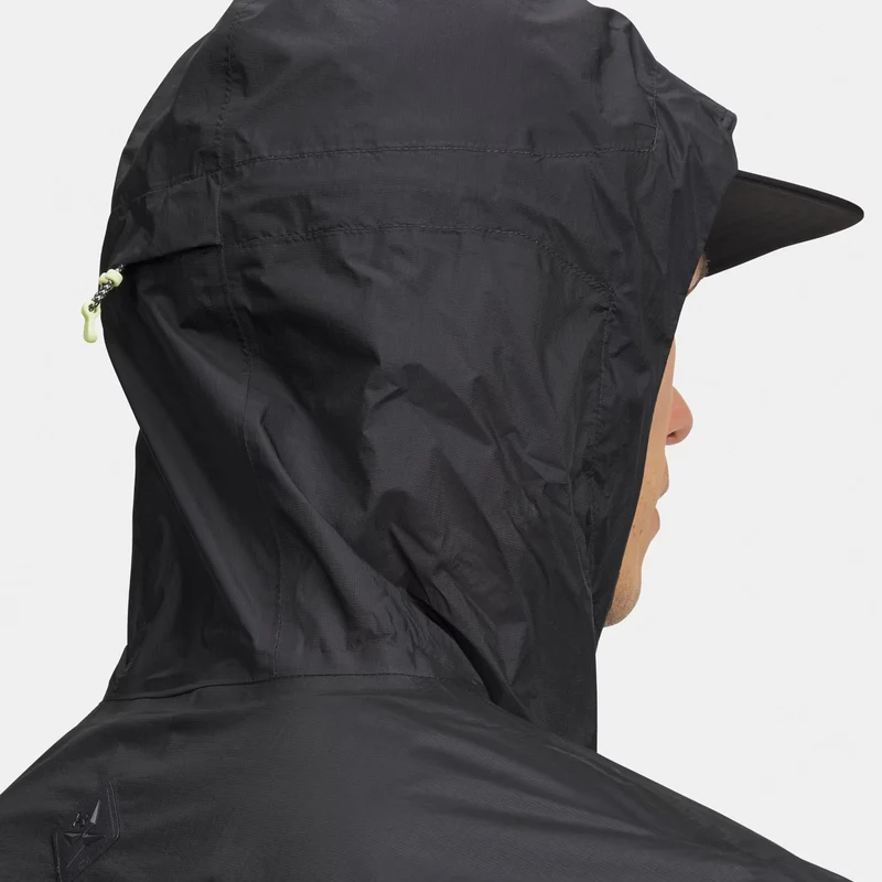 Explor Trail Run Rain Laufjacke Herren-anthrazit, hellgrün