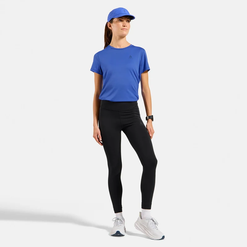 Essential Laufshirt Damen-blau