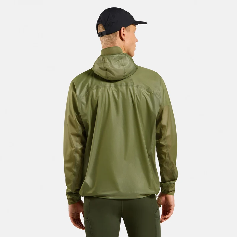 Zeroweight Dual Dry PK Waterproof Laufjacke Herren-grün