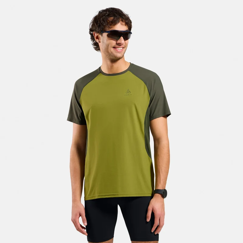 X-Alp Trail Laufshirt Herren-grün, dunkelgrün