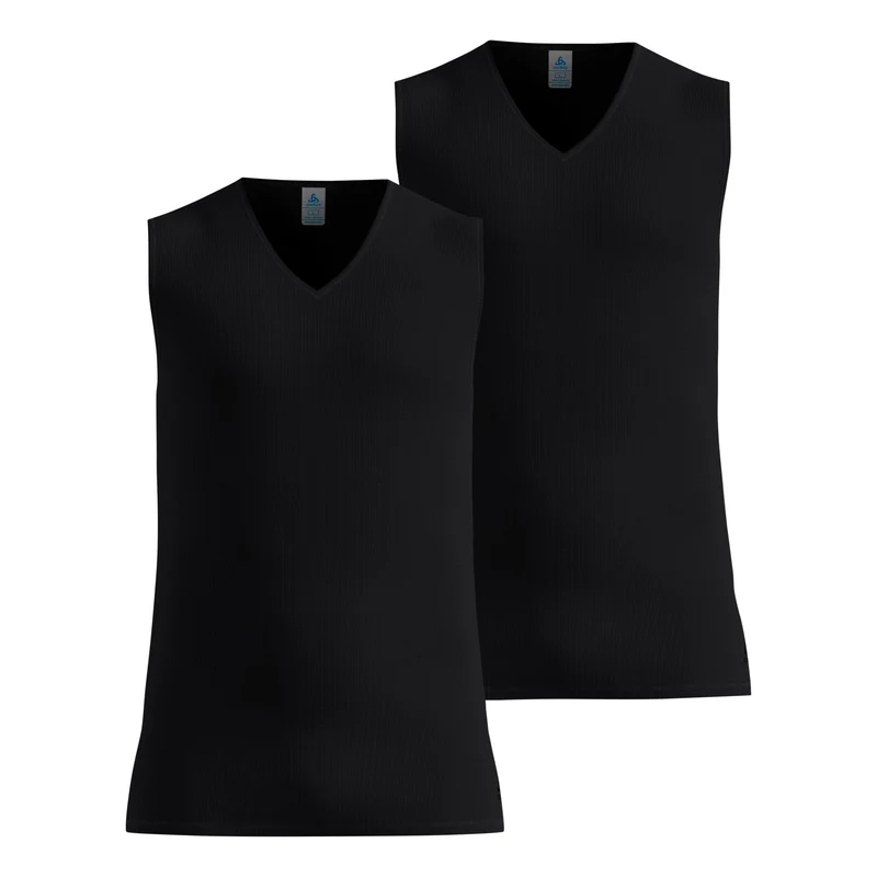 Active Light 2 pack Unterhemd Herren-schwarz