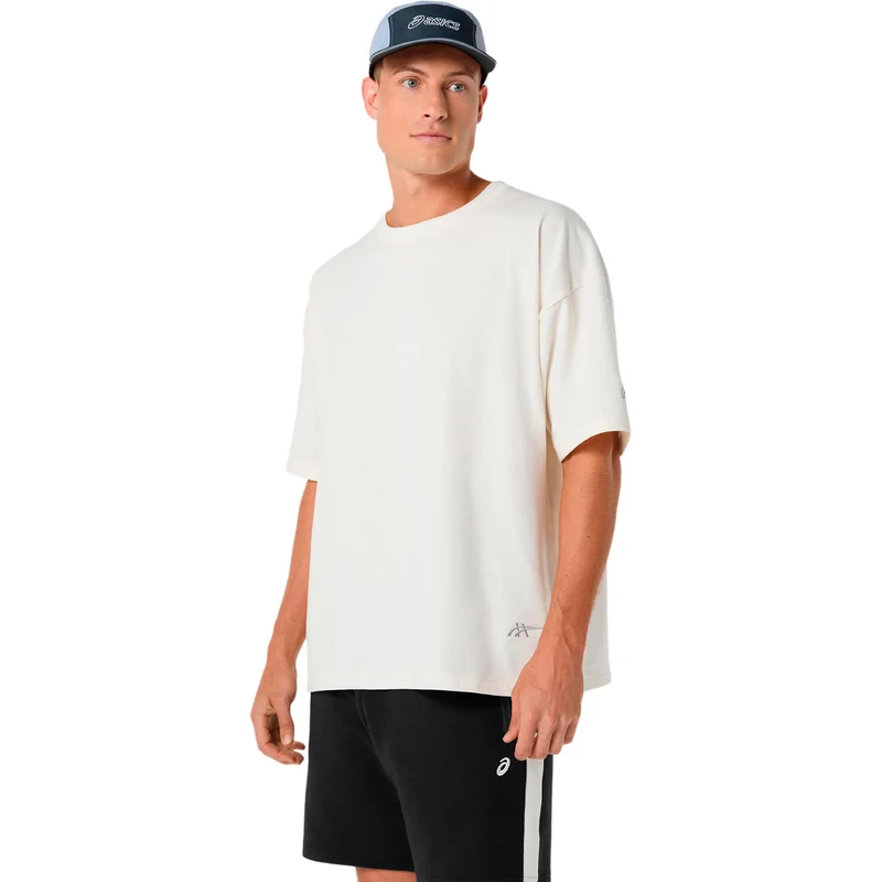 Track Club Heritage Relaxed Laufshirt Unisex-beige