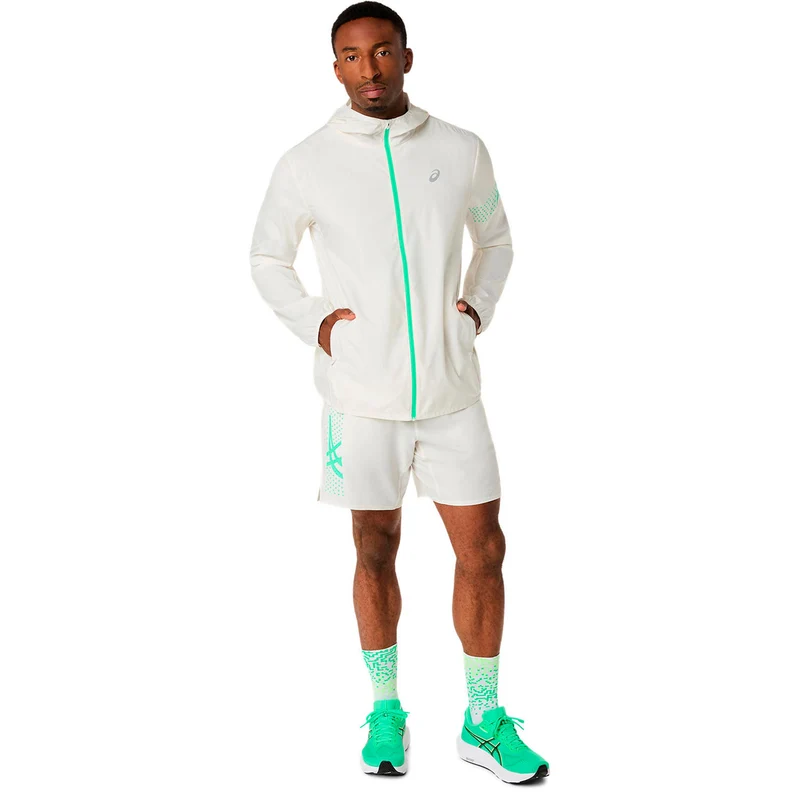 Icon 7In Laufshorts Herren - beige, grün