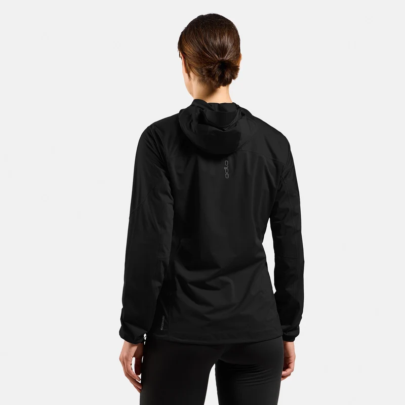 X-Alp Waterproof Laufjacke Damen - schwarz