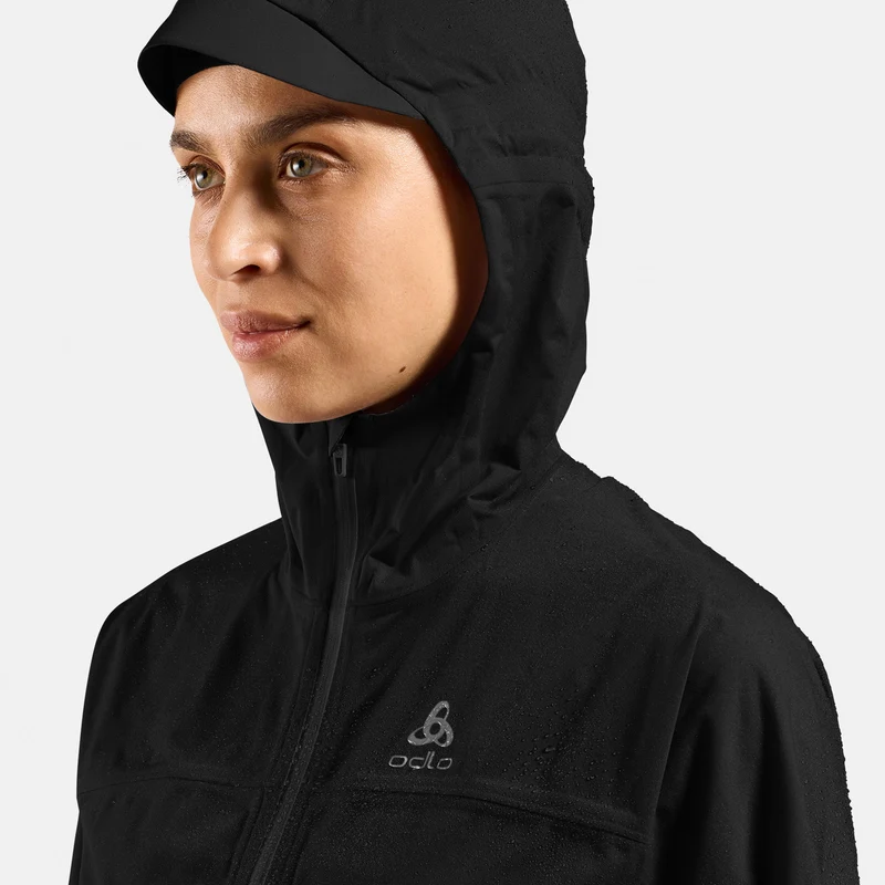 X-Alp Waterproof Laufjacke Damen - schwarz