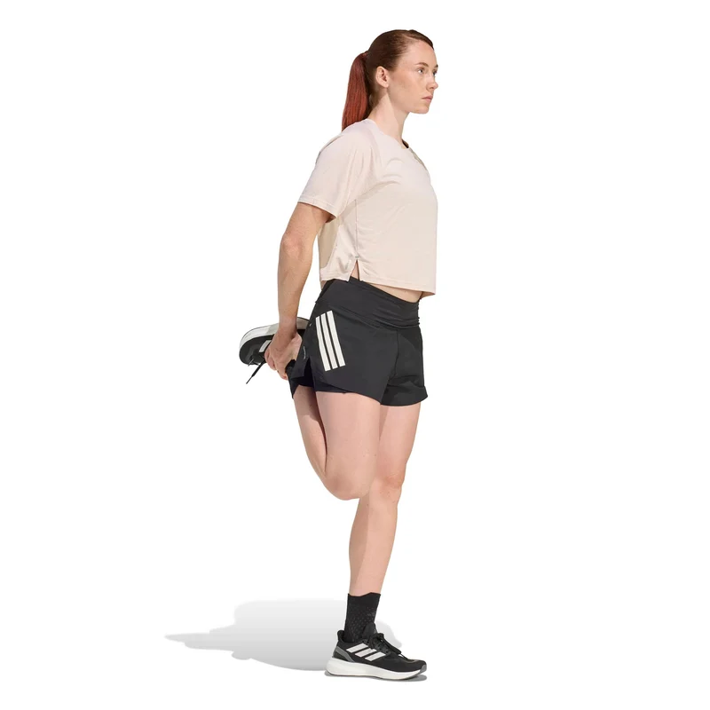 Adi365 2in1 Laufshorts Damen - schwarz
