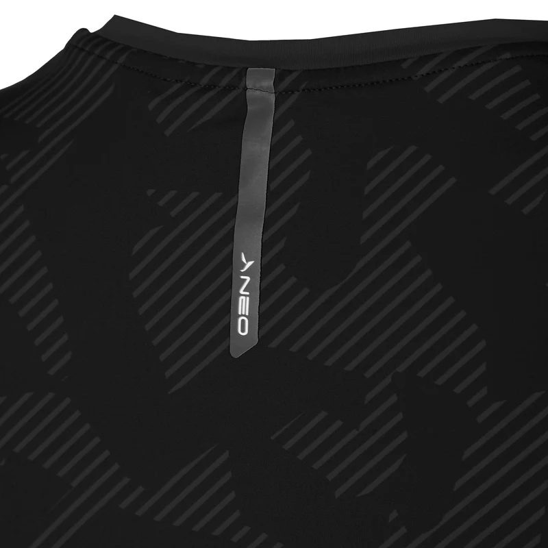 Feel the Vybe AOP Laufshirt Damen-schwarz