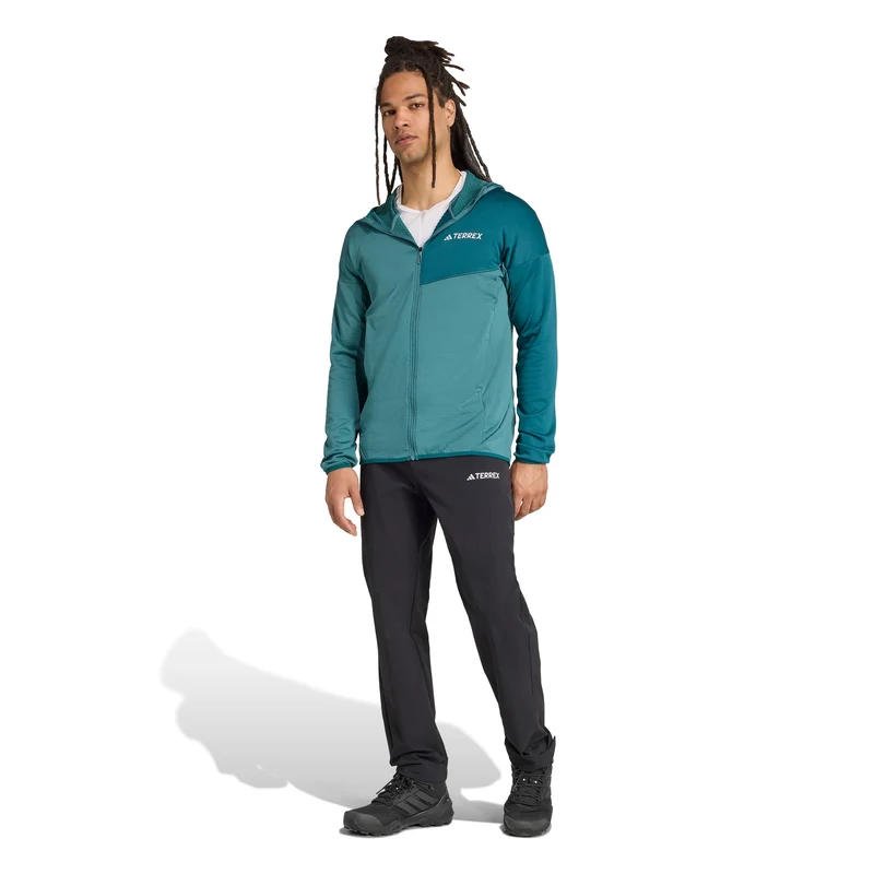 Terrex XPR Light Fleece Laufjacke Herren - türkis, grün