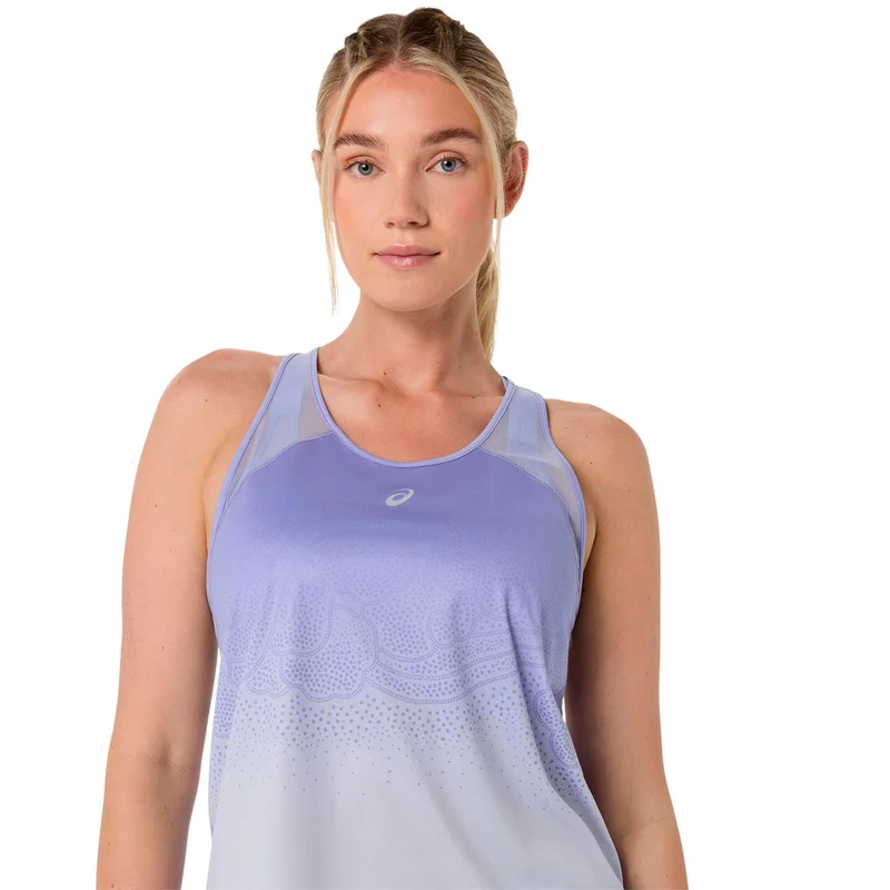 Road Fade Laufshirt Damen-blau