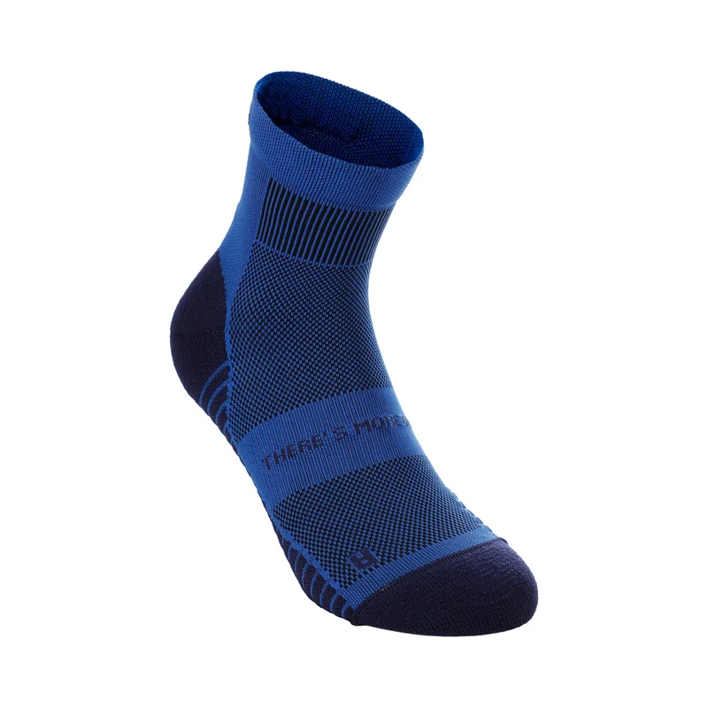 Performance Run Quarter Laufsocken Unisex - blau
