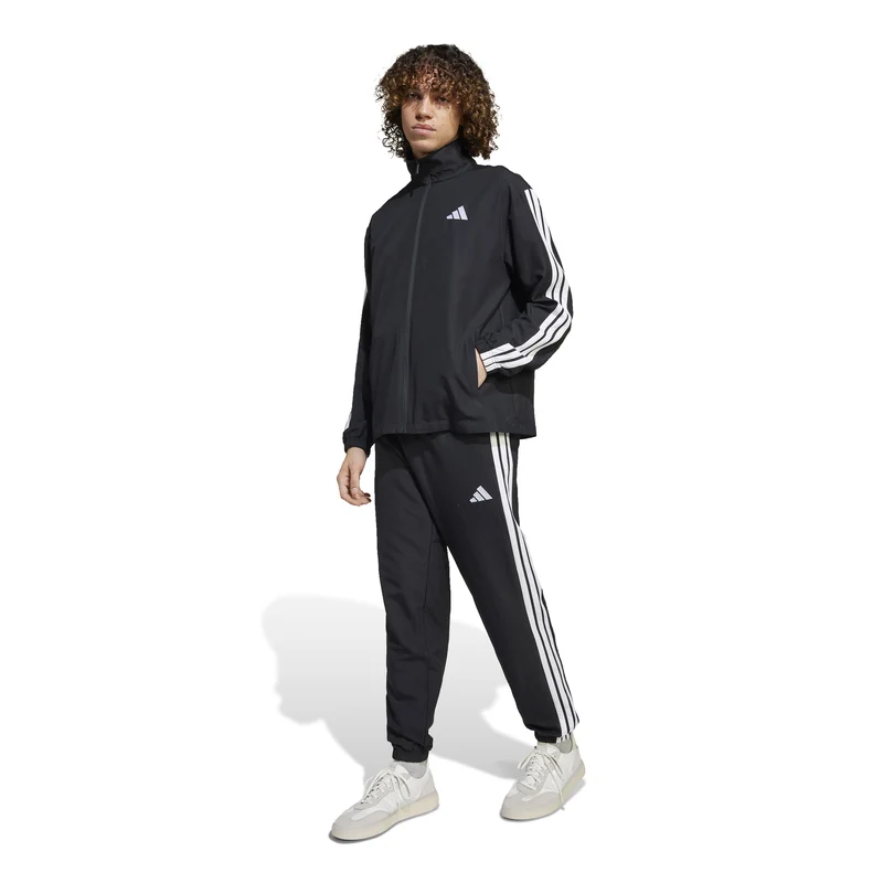 3Stripes Woven Trainingsanzug Herren - schwarz