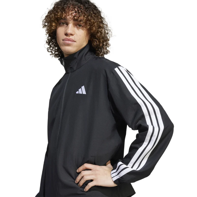 3Stripes Woven Trainingsanzug Herren - schwarz