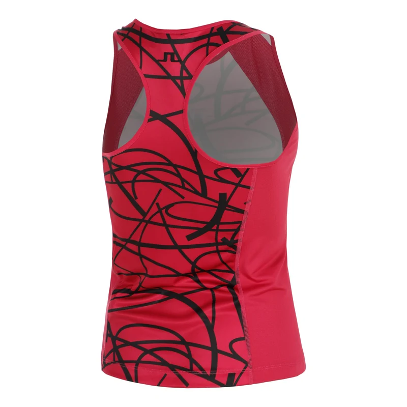 Miria Printed Tank-Top Damen-Rot,Schwarz