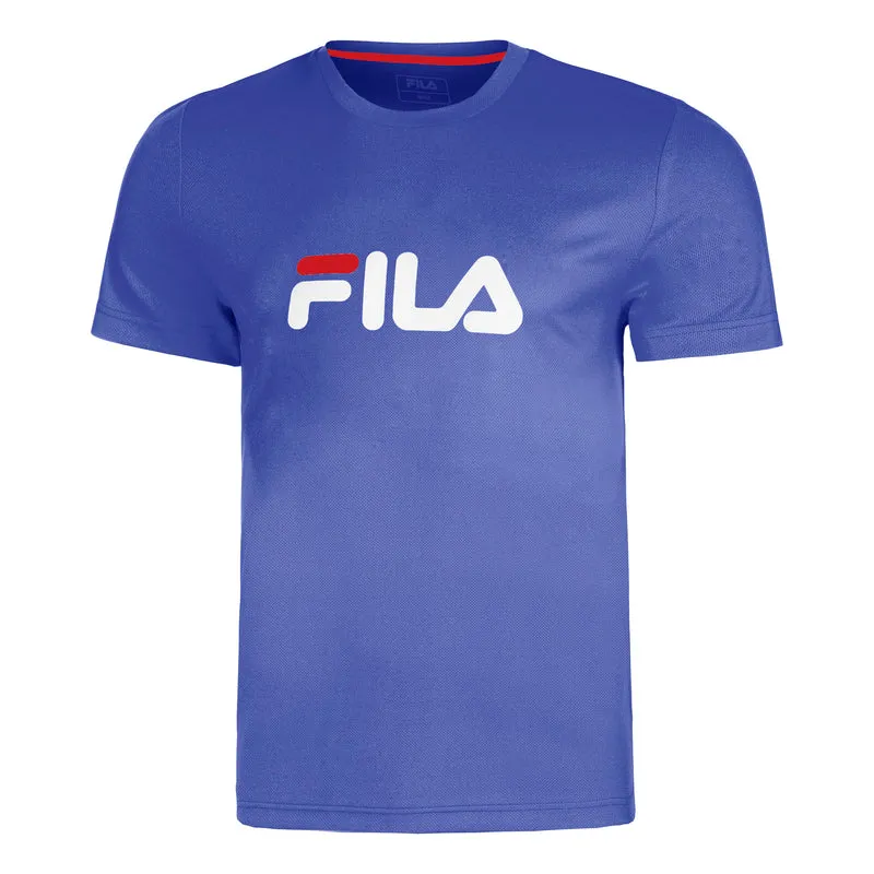 Logo T-Shirt - blau