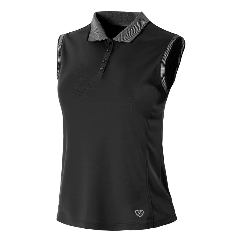 American Alva Polo Damen - schwarz