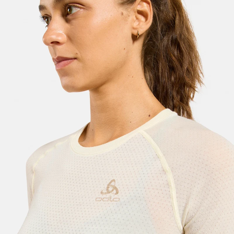 Merino PW 140 Seamless Unterhemd Damen-beige