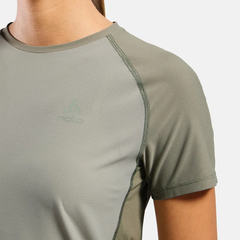 X-Alp Trail Laufshirt Damen-grau, oliv