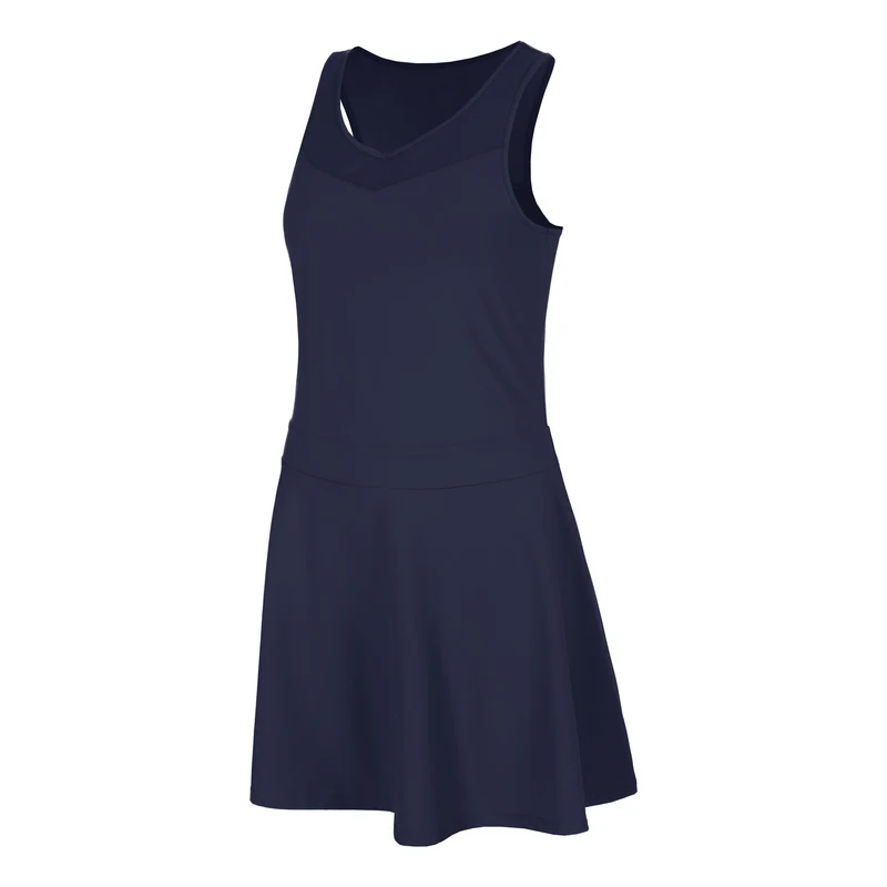 Franja Kleid Damen-Dunkelblau