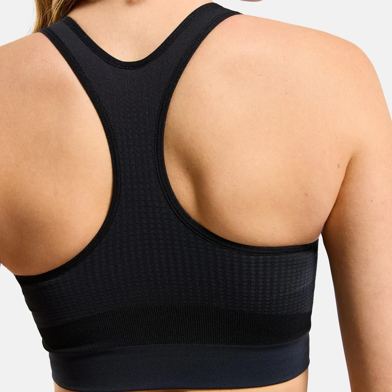 Seamless High Sport Sport-BH Damen - schwarz