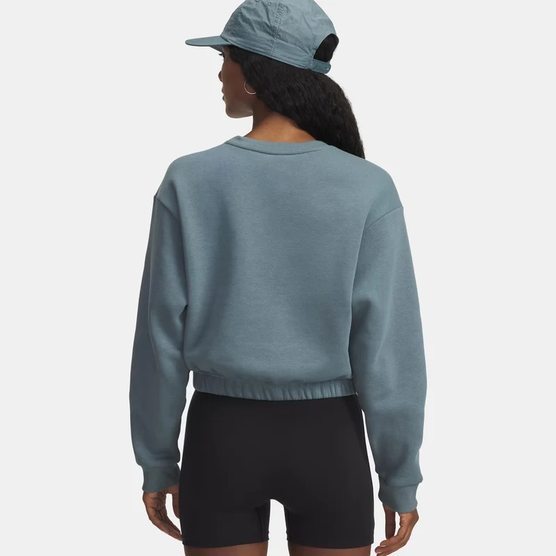 Rival Fleece Piped Crew Sweatshirt Damen-blaugrau