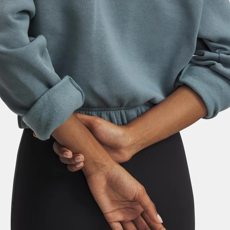 Rival Fleece Piped Crew Sweatshirt Damen-blaugrau